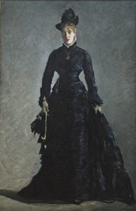 A Parisian Lady (olja på duk) av Édouard Manet