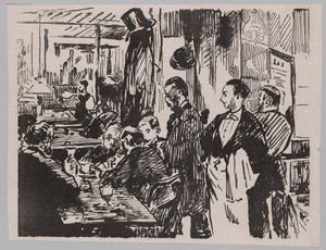 På kaféet av Édouard Manet