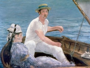 Båtliv, 1874 av Édouard Manet