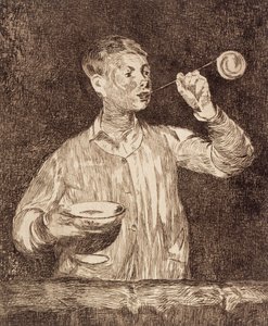 Pojke som blåser såpbubblor av Édouard Manet