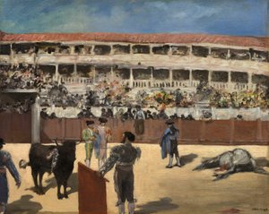 Tjurfäktning av Édouard Manet