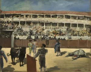 Tjurfäktning, 1865-66 av Édouard Manet
