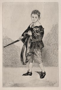 Barn med svärd, vänt till vänster. av Édouard Manet