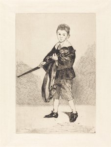 Barn med svärd, vände sig åt vänster Barn med svärd, vände åt vänster, 1862. av Édouard Manet