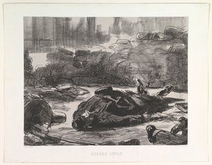Civil War Civil War, 1871-73, publicerad 1874. av Édouard Manet