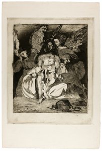 Död Kristus med änglar av Édouard Manet