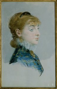 Emilie-Louise Delabigne (1848-1910), kallad Valtesse de la Bigne av Édouard Manet