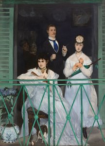 Franska:  Le balcon Balkongen av Édouard Manet