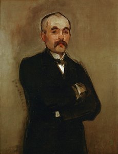 Georges Clemenceau ... (olja på duk) av Édouard Manet