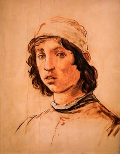 Chef för en ung man efter Filippino Lippis självporträtt av Édouard Manet