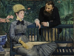 I konservatoriet av Édouard Manet