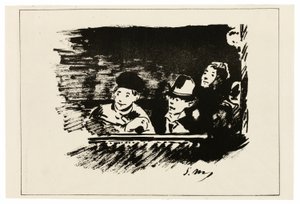 I Övre Galleriet av Édouard Manet