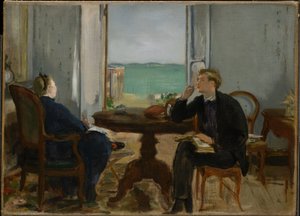 Interiör i Arcachon av Édouard Manet