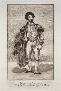 Dansaren (Don Mariano Camprubi) av Édouard Manet