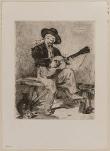 Le Guitarrero av Édouard Manet