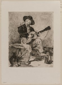 Guitarrero, 1861. av Édouard Manet