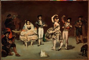 Spansk balett av Édouard Manet
