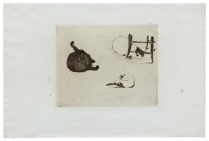 Katterna av Édouard Manet