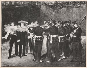 Avrättningen av Maximilian av Édouard Manet