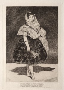 Lola de Valencia av Édouard Manet