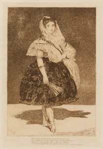 Lola de Valencia, 1862. av Édouard Manet