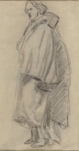 Man som bär en mantel [verso] av Édouard Manet