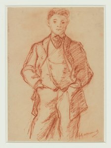 Manet - Porträtt av Léon Koëlla-Leenhoff, cirka 1868 av Édouard Manet