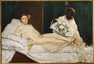 Olympia (olja på duk) av Edouard Manet