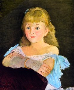 Porträtt av Lina Campineanu, 1878. av Édouard Manet