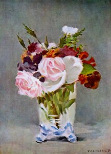Stilleben med blommor, 1882. av Édouard Manet