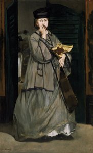 Gatusångerskan av Édouard Manet