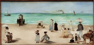 På stranden i Boulognesur-Mer av Édouard Manet