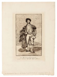 Balettdansören (Don Mariano Camprubi) av Édouard Manet