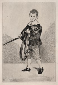 Pojken med ett svärd av Édouard Manet