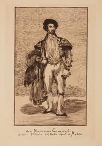 Dansaren (Mariano Caprubi) av Édouard Manet