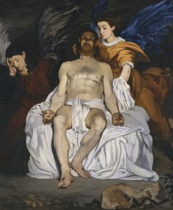 Den döde Kristus med änglar av Édouard Manet