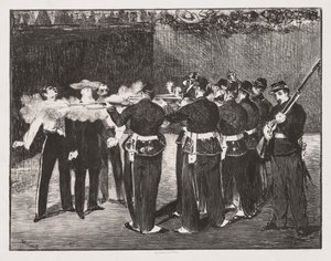 Avrättningen av kejsar Maximilian av Édouard Manet