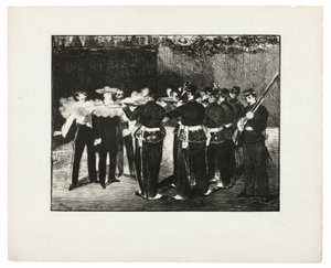Avrättningen av Maximilian av Édouard Manet