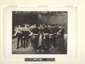 Avrättningen av Maximilian av Édouard Manet