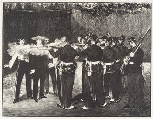 Maximilians avrättning av Édouard Manet