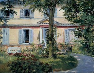 Huset i Rueil av Édouard Manet