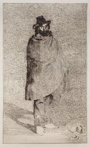 The Philosopher (etsning och torrnål) av Édouard Manet