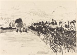 The Races (Les banor) av Édouard Manet