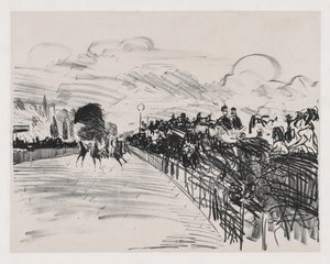 The Races, 1865. av Édouard Manet