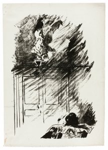 Korpen på Pallas byst ("Perched upon a byst of Pallas..."), från Korpen (Le Corbeau) av Édouard Manet
