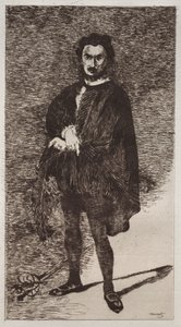 Den tragiska skådespelaren av Édouard Manet