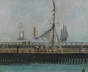Kajen i Boulogne-sur-Mer, 1868 av Édouard Manet