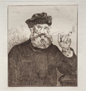 Rökaren (etsning) av Édouard Manet