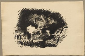 Under lampan av Édouard Manet