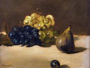 Vindruvor och fig av Édouard Manet